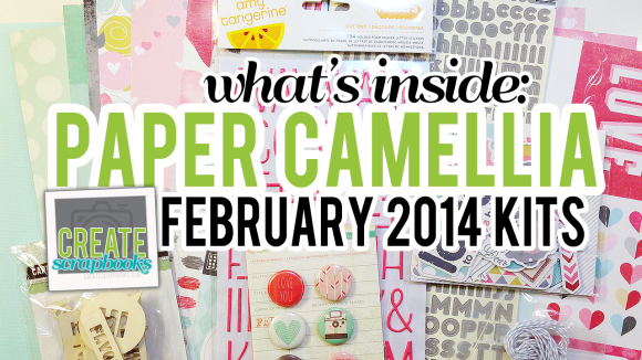 http://youtu.be/VBDOfBEclJY Create Scrapbooks What's Inside VIDEO: Paper Camellia February 2014 Scrapbook Kit and Add-On Kit