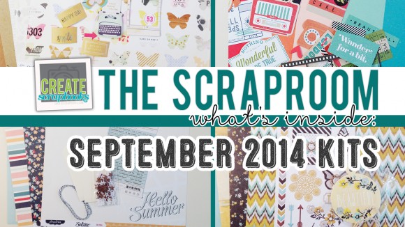 http://youtu.be/nkatwWuIjKA - SEPTEMBER 2014 - Create Scrapbooks What's Inside Video featuring THE SCRAPROOM Scrapbook Kits + Project Life Kit + Add-Ons