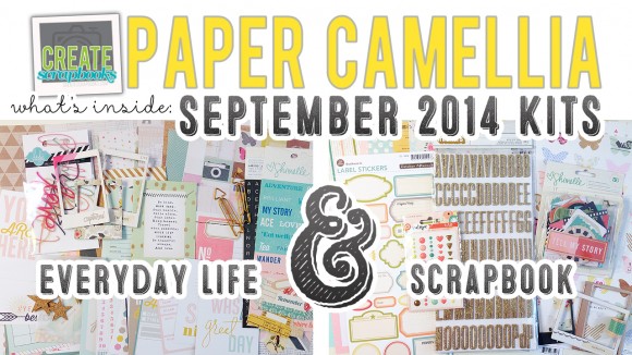 http://youtu.be/wmyFi9EcHw8 - Create Scrapbooks What's Inside Video: PaperCamellia.com SEPTEMBER 2014 Scrapbook Kit & NEW Everyday Life (pocket page style) Kit Release featured at scrapclubs.com