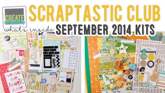 http://youtu.be/bws4kYnffqQ?list=UUph_hWkeydtIHMEMAksLOTw - CreateScrapbooks What's Inside VIDEO: ScraptasticClub.com SEPTEMBER 2014 Kits - This Life Noted (Pocket Page/Project Life Style) Kit, WE WILL ROCK YOU Kit, WE WILL ROCK YOU Add-On Kit, and 3 Exclusive Scraptastic Stamps