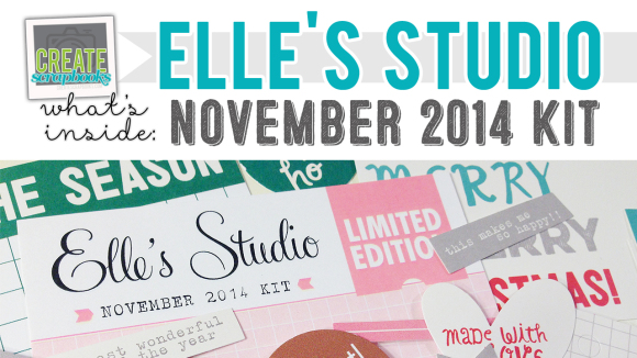http://youtu.be/ii7QmYeVDO8 - What's Inside VIDEO: Elle's Studio - NOVEMBER 2014 - Monthly Tag Kit (Exclusive Project Life Cards/Tags & Paper Embellishments)