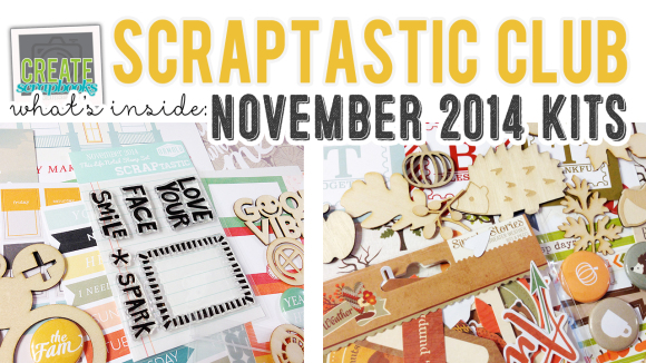 http://youtu.be/ibdcT4K4X2Q - CreateScrapbooks What's Inside VIDEO: ScraptasticClub.com NOVEMBER 2014 Kits - This Life Noted (Pocket Page/Project Life Style) Kit, FREE FALLIN' Kit, FREE FALLIN' Add-On Kit, and 3 Exclusive Scraptastic Stamps